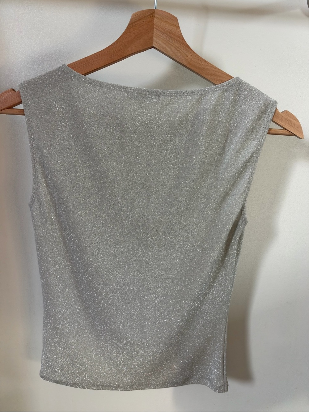 Reformation Sparkly Dusk Knit Top Moonlight Sparkle - Size S - Picture 5 of 6